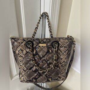 Kate Spade ♠️ Quilted Snake Print Bag EUC